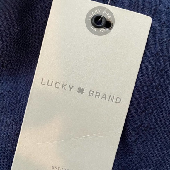 Lucky Brand Jeans Woman's Hi-Neck Long Sleeve Blouse Sz M - Picture 7 of 11